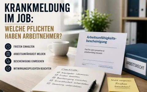 Krankmeldung im Job: Was Arbeitnehmer wissen müssen. Ab wann brauche ich eine Krankmeldung? Wichtige Fristen und Pflichten.
