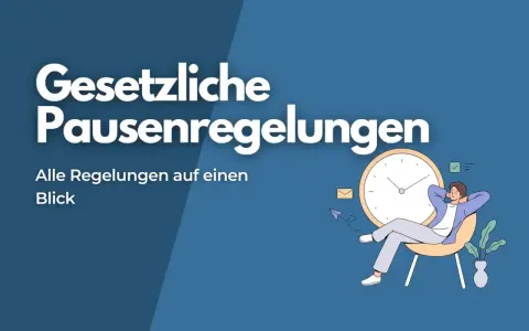Gesetzliche Pausenregelungen: Alle Regeln auf einen Blick. Erfahren Sie, ab wie vielen Stunden Pause Sie Anspruch auf Erholung haben.