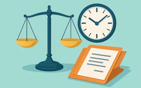 Waage, Uhr und Dokumente symbolisieren die sorgfältige Prüfung eines Antrags auf Teilzeit.